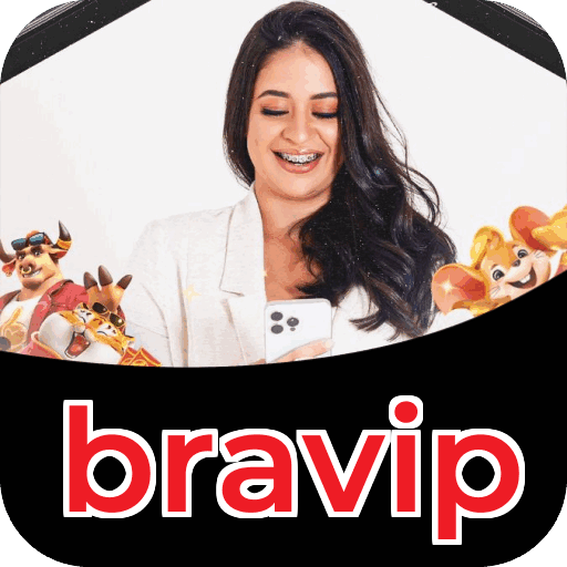 Plataforma bravip mostrando interface moderna, jogos certificados e recursos de segurança licenciados
